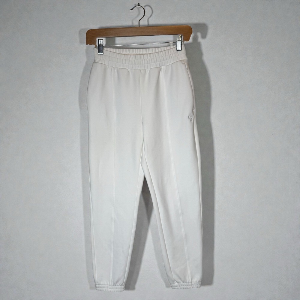 TNA‎ Jogger White Exposed Seam Detail Zip Pockets size XXS